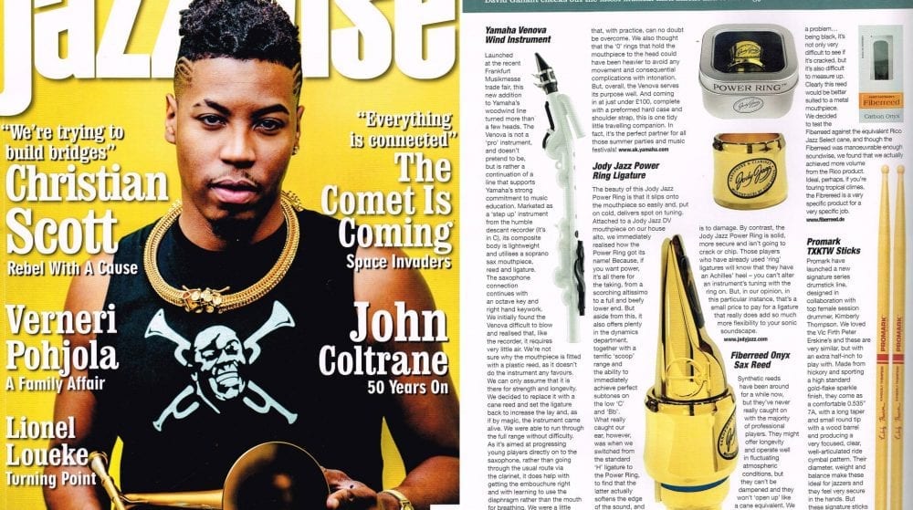 Jazzwise Review of POWER RING Ligature