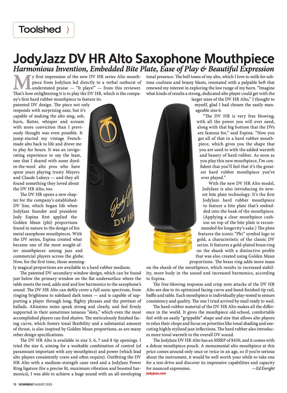 DV HR Alto - JodyJazz